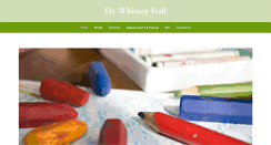 Desktop Screenshot of drwhitneyhall.com