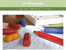 Tablet Screenshot of drwhitneyhall.com